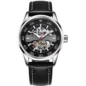 OCHSTIN 62002A Master Series holle mechanische herenhorloge (zilver-zwart)