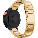 Universal Smart Watch drie stalen strips polsband horlogeband voor Garmin Forerunner 220/230/235/630/620/735 (goud)