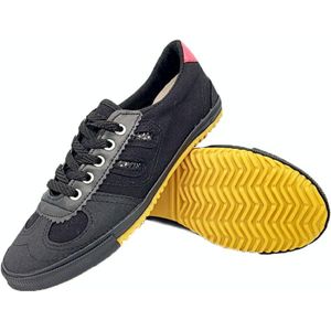 Volleybal schoenen pees zool canvas schoenen martial arts training sportschoenen  maat: 40/250 (zwart)