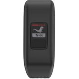 Siliconen sport polsband voor Garmin Vivofit JR  maat: Small (zwart)