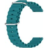 Voor Amazfit GTR 2e 22mm Ocean Style siliconen effen kleur horlogeband