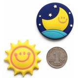 10 PCS Home Koelkast Magneten Decoratieve Boodschap Stickers Kinderen Whiteboard Stickers (Gele Zon)