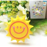 10 PCS Home Koelkast Magneten Decoratieve Boodschap Stickers Kinderen Whiteboard Stickers (Gele Zon)