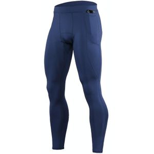 Heren zomer sport fitness legging strakke pasvorm stretch sneldrogende broek  maat: S