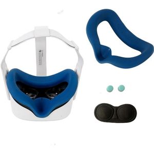 JD-391215 Geschikt voor Oculus Quest2 Generation VR Eye Mask Silicone Cover + Lens Cover Set