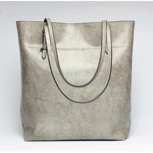L4002 Trendy Casual Tote Bag Schouder Vrouwen Tas (Elephant Grey)