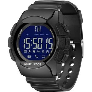 North Edge AK Bluetooth Multi-Function Smart Watch met LED-verlicht  Ondersteuning Inkomende oproep Herinnering  Smart Stopwatch  Informatie Herinnering