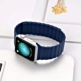 Magnetic Loop Watchband Voor Apple Watch Series 6 & SE & 5 & 4 40mm / 3 & 2 & 1 38mm(Blauw)
