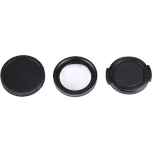 JUNESTAR Professionele 37mm 12.5X Macro Lens Filter + Lens beschermings Cap voor GoPro & Xiaomi Xiaoyi Yi Sport Actie Camera