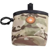 Multifunctionele Pet Training Camouflage Snacks Bag Portable Dog Walking Belt Bag (Geel)