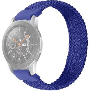20mm Universal Nylon Weave Replacement Strap Watchband(Blauw)