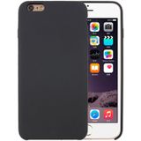 For iPhone 6 & 6s Pure Color Liquid Silicone + PC Protective Back Cover Case(Dark Gray)
