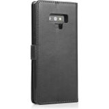 For Samsung Galaxy Note9 Calf Texture 2 in 1 Detachable Magnetic Back Cover Horizontal Flip Leather Case with Holder & Card Slots & Wallet & Photo Frame(Black)