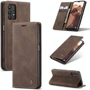 Voor Samsung Galaxy A32 5G CaseMe 013 Multifunctioneel Horizontaal Flip Lederen Hoesje met Houder & Kaartsleuf > Portemonnee(Koffie)