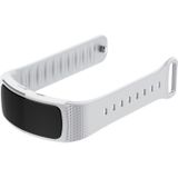 Siliconen polsband horloge band voor Samsung Gear Fit2 SM-R360  polsband maat: 150-213mm (wit)