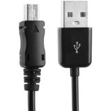 Mini 5-pin USB naar USB 2.0 mannetje opgerolde Type A Kabel / Veerkabel  Lengte: 25cm (kan verlengd worden tot 80cm)(zwart)