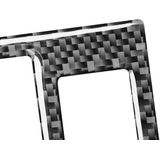Koolstofvezel auto achteruitkijkspiegel aanpassing schakelaar frame decoratieve sticker voor TOYOTA OUD RAV4 2006-2013  linkeraandrijving