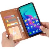 Knead huidtextuur horizontale Flip lederen case voor Huawei P Smart Z/Y9 Preim 2019/Nova5i  met foto frame & houder & kaartsleuven & portemonnee (bruin)