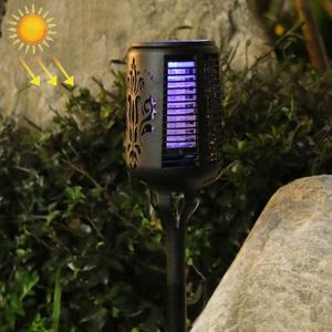 Solar Mosquito Killer Lamp Courtyard Garden UV Mosquito Trap