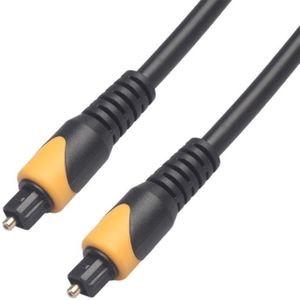 QHG01 SPDIF Toslink PVC Double Color Optische Audio Kabel  Lengte: 5m