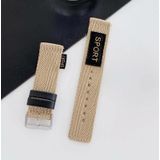22mm Universal Nylon Replacement Strap Watchband(Khaki)