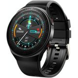 MT3 1 28 inch TFT-scherm IP67 waterdicht slim horloge  ondersteuning Bluetooth-oproep / slaapbewaking / hartslagmeting (zwart)