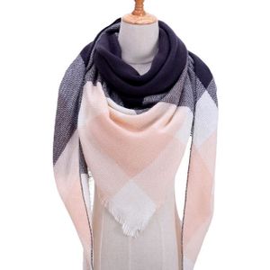 Lente Winter gebreide sjaal nek geruite Pashmina warme sjaals omslagdoeken Lady wrap (B6)