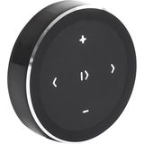 Auto draadloze Bluetooth controller mobiele telefoon multimedia multi-functioneel stuurwiel afstandsbediening met houder (zwart)