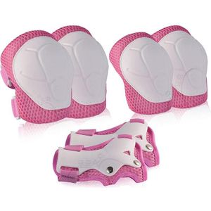 DD-610 6 in 1 kinderen Riding Sports Protective Set (Pink)