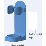 7 PCS Spiral Shading elektrische tandenborstel opslag rack muur gemonteerde anti-slip verstelbare elektrische tandenborstel houder  kleur: blauw