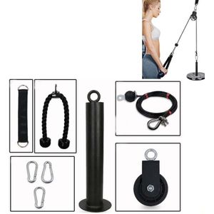 Zelfgemaakte fitnessapparatuur Home High Pull-Down Training Equipment Rally Triceps  Specificatie: 4.8cm Bell Plate Tray Set 2