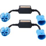 2 PC's 9004/9007 auto Auto LED koplamp Canbus waarschuwing foutvrij Decoder-Adapter voor DC 9-36V/20W-40W