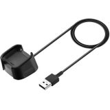 Vervanging USB-oplader opladen kabel Dock Adapter voor Fitbit Versa Smartwatch  kabel lengte: 1m(Black)