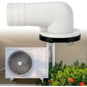 Elleboog airconditioning externe Air Conditioner uitlaat afvoer sproeier universeel drainage gereedschap voor LG Air Conditioner (diameter 19mm)