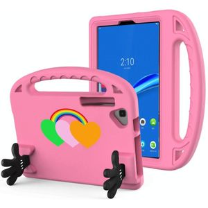 Voor Lenovo Tab M10 Plus Liefde Kleine Palm Houder EVA Tablet Case (Roze)
