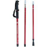 Jungleleopard 3-sectie rechte handvat aluminium trekking paal multifunctionele wandelende hand krukken  lengte: 66-135cm