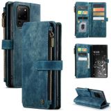 Voor Samsung Galaxy S20 Ultra 5G Caseme-C30 PU + TPU Multifunctionele Horizontale Flip Leren Case met Houder & Card Slot & Portemonnee & Rits Pocket
