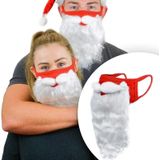 Santa Claus baard stofdicht katoen masker kerst grappige aankleden ornamenten