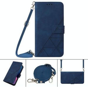 Voor Samsung Galaxy A02 / M02 Internationaal Crossbody 3D-relifs Flip lederen telefoonhoes