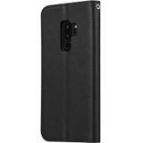 Knead huidtextuur horizontale Flip lederen case voor Galaxy S9 PLUS  met foto frame & houder & kaartsleuven & portemonnee (zwart)