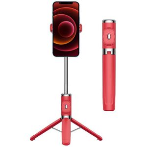 Bluetooth Afstandsbediening Statief Selfie Stick (Rood)