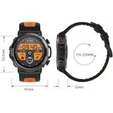 Hartslag/Bloed Zuurstof/Slaap Monitoring Bluetooth Bellen Outdoor Waterdicht Smart Watch(Goud)