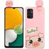 Voor Samsung Galaxy A54 5G Schokbestendig Cartoon TPU-telefoonhoes (schattig varken)