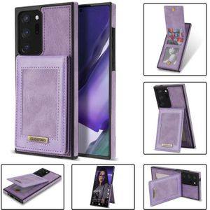 Voor Samsung Galaxy Note20 N.Bekus Verticale Flip Card Slot RFID Telefoon Case (Paars)
