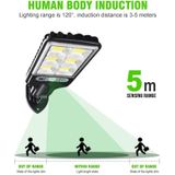 Solar Street Light LED Menselijk Body Induction Garden Light  Spec: 616A-18 LED met afstandsbediening