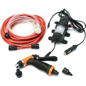 Hogedruk 12V draagbare 100W 160 PSI auto elektrische wasmachine wasmachine sigarettenaansteker Water pomp Kit