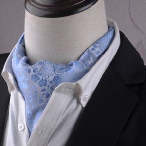 Gentleman's stijl polyester Jacquard mannen trendy sjaal Fashion jurk pak shirt Britse stijl sjaal (L255)