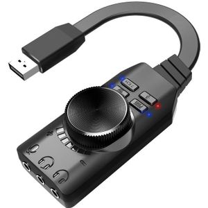 PLEXTONE GS3 7.1 Kanaal Audio Geluidskaart USB Externe Computer Mobiele Game Geluidskaart