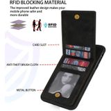 N.BEKUS verticale flip-kaartsleuf RFID-telefoonhoes voor iPhone XS Max