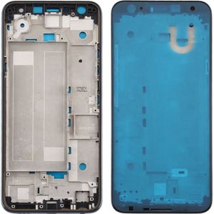 Front behuizing LCD Frame Bezel Plate voor LG K40 / K12+ K12 Plus / X4 2019 X420EM X420BMW X420EMW X420HM X420 X420 X420N (Blauw)